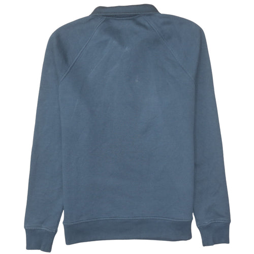 Champion Men's Blue 1/4 Zip Pullover Sweatshirt Size S