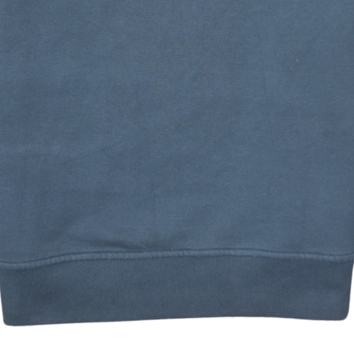 Champion Men's Blue 1/4 Zip Pullover Sweatshirt Size S