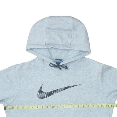 Nike Men's Grey Pullover Hoodie Medium Graphic Sportswear
