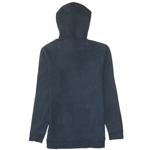 Adidas Mens Black Pullover Hoodie Sweatshirt Small Logo Crew