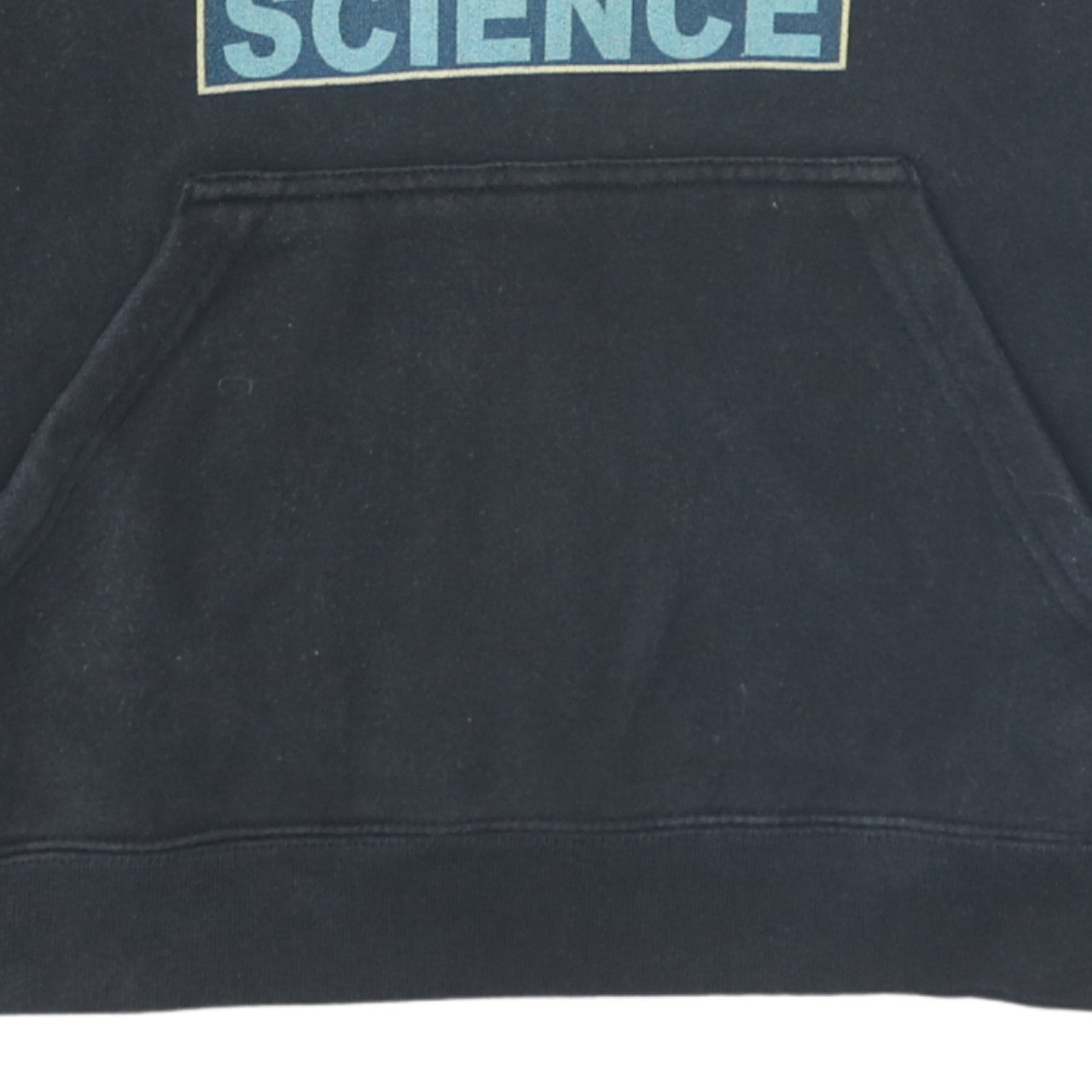 Delta Men's Black Science Cartoon Pullover Hoodie Medium
