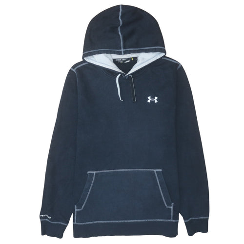 Under Armour Mens Black Pullover Hoodie Size L Sports Fleece