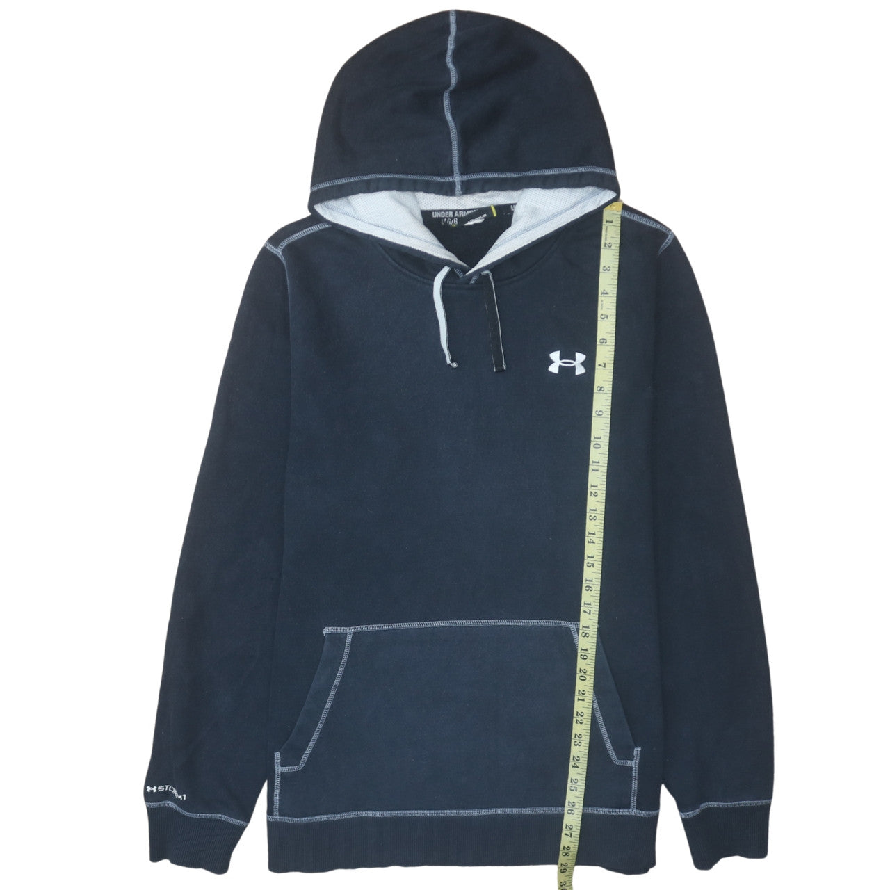 Under Armour Mens Black Pullover Hoodie Size L Sports Fleece