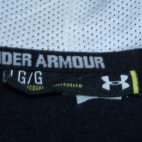 Under Armour Mens Black Pullover Hoodie Size L Sports Fleece