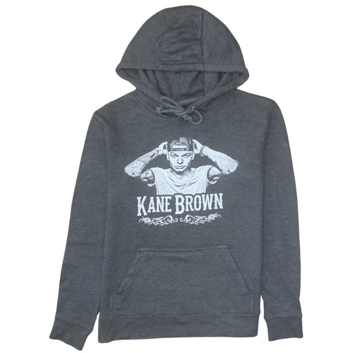Lane Seven Mens Grey Kane Brown Pullover Hoodie Size L Graphic Print