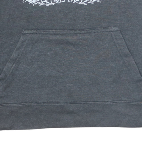Lane Seven Mens Grey Kane Brown Pullover Hoodie Size L Graphic Print