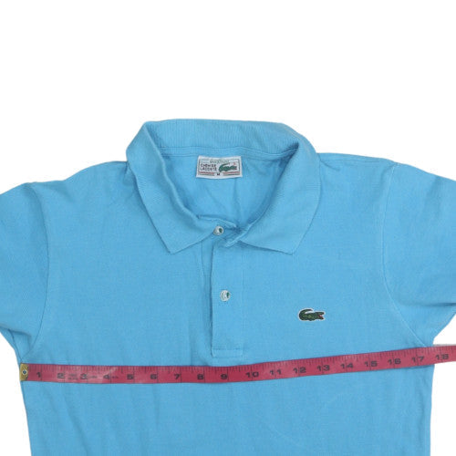 Lacoste Men's Blue Classic Fit Cotton Short Sleeve Polo Shirt M