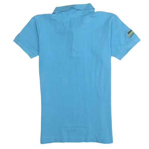 Lacoste Men's Blue Classic Fit Cotton Short Sleeve Polo Shirt M