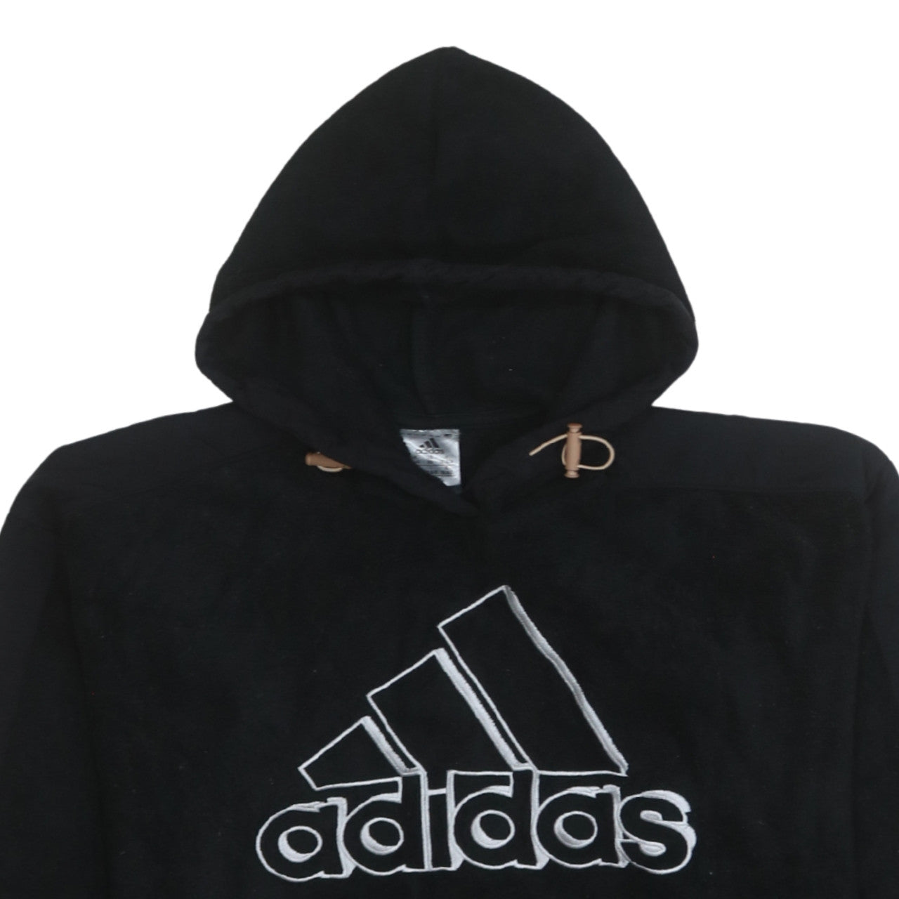 Adidas Women Black XS Pullover Hoodie Fleece Logo Sweatshirt