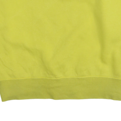 Nike Mens Yellow Crew Neck Pullover Sweatshirt Size L