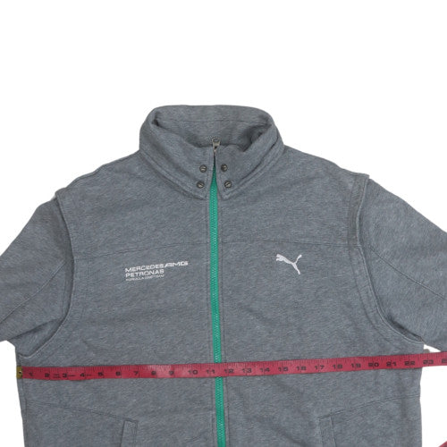 Puma Mercedes AMG Petronas Grey Men's L Track Jacket Full Zip