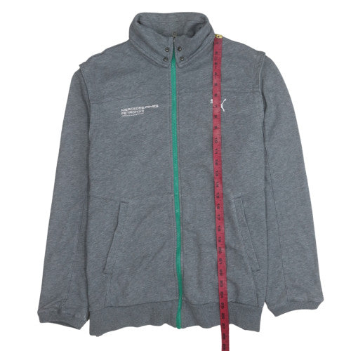 Puma Mercedes AMG Petronas Grey Men's L Track Jacket Full Zip