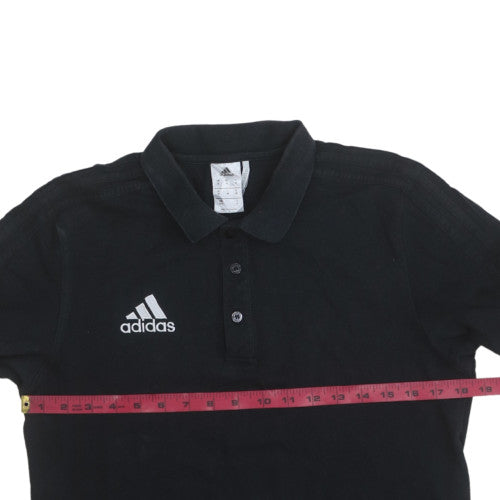 Adidas Men's Black Climalite Polo Shirt Size M Regular Fit