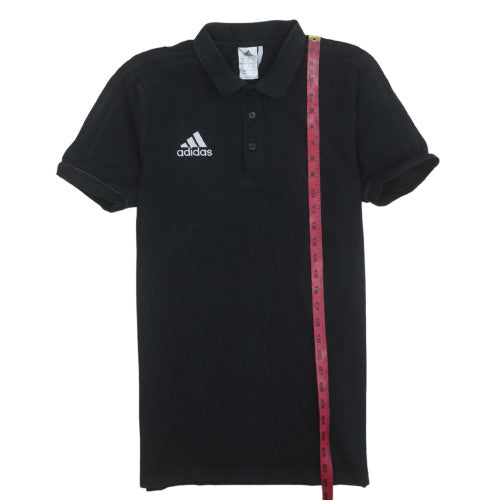 Adidas Men's Black Climalite Polo Shirt Size M Regular Fit