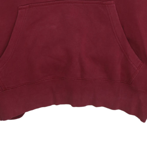 Nike SB Men's Red Pullover Hoodie Medium Fleece Skate Sweatshirt