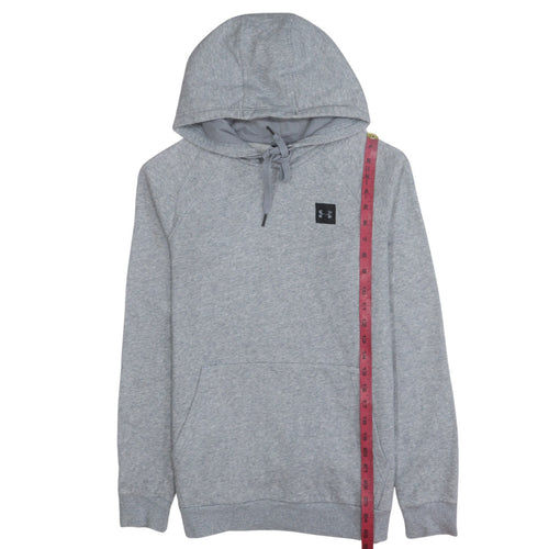 Under Armour Mens Grey Pullover Hoodie Size S Regular Fit