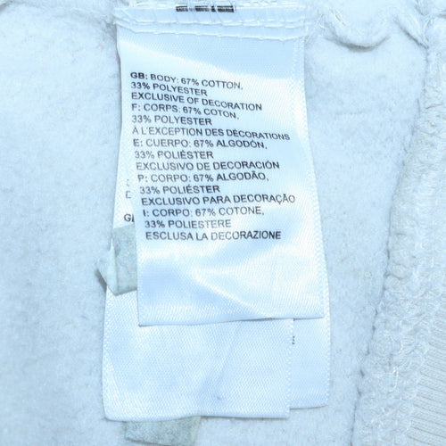The North Face Womens Beige Large Pullover Hoodie Cotton Blend