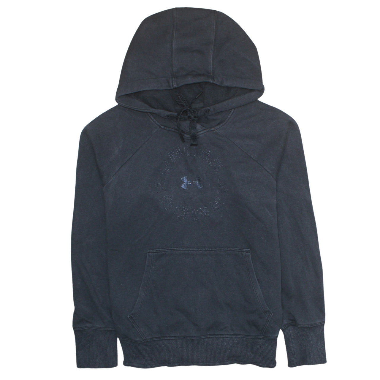 Under Armour Women's Black Pullover Hoodie Size S Loose Fit Fleece Sweatshirt