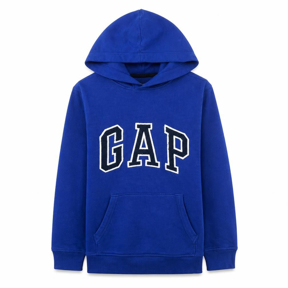 GAP Kids Boys Blue Pullover Hoodie XXL 14 Years Cotton Blend Classic