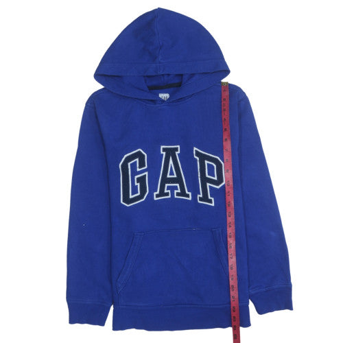 GAP Kids Boys Blue Pullover Hoodie XXL 14 Years Cotton Blend Classic