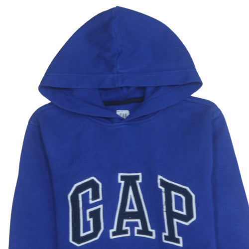 GAP Kids Boys Blue Pullover Hoodie XXL 14 Years Cotton Blend Classic