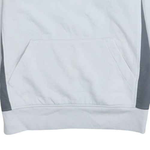Columbia Men's White Crew Neck Logo Pullover Sweatshirt Size M