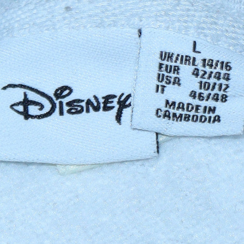 Disney Women Grey Mickey Mouse Be Nice Be Kind Sweatshirt L