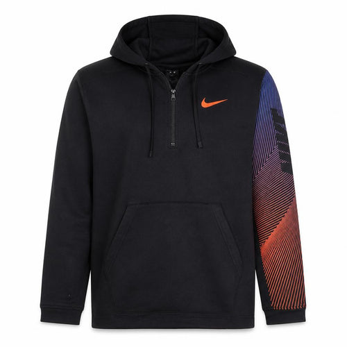 Nike Men's Black 1/2 Zip Dri-Fit Hoodie M Sportswear Sweatshirt