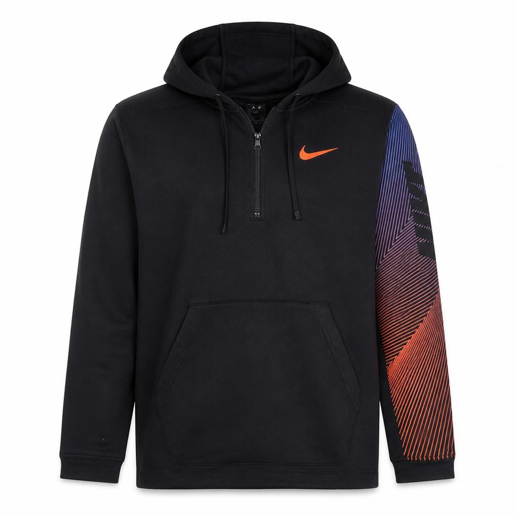Nike Men's Black 1/2 Zip Dri-Fit Hoodie M Sportswear Sweatshirt