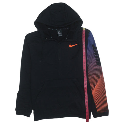 Nike Men's Black 1/2 Zip Dri-Fit Hoodie M Sportswear Sweatshirt