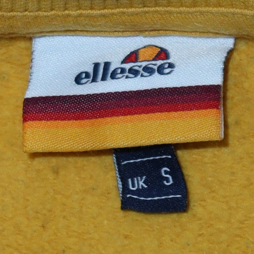 Ellesse Mens Yellow Crew Neck Pullover Sweatshirt Size S
