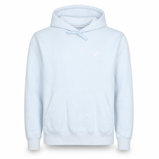 Nike Men's White Pullover Hoodie Size L Fleece Sweatshirt