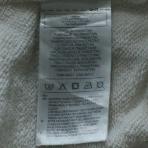 Reebok Women's White Pullover Hoodie Sweatshirt Size M Logo Style