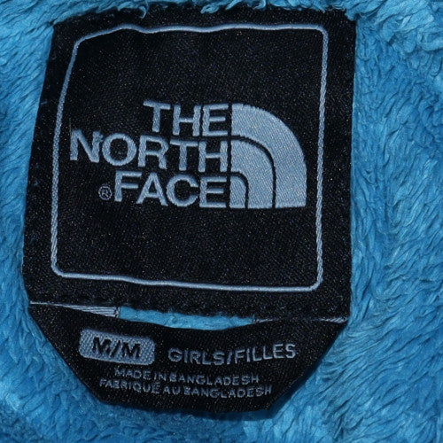 The North Face Boys Blue Hooded Waterproof Puffer Jacket M Winter Coat
