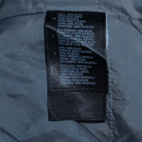 The North Face Boys Blue Hooded Waterproof Puffer Jacket M Winter Coat