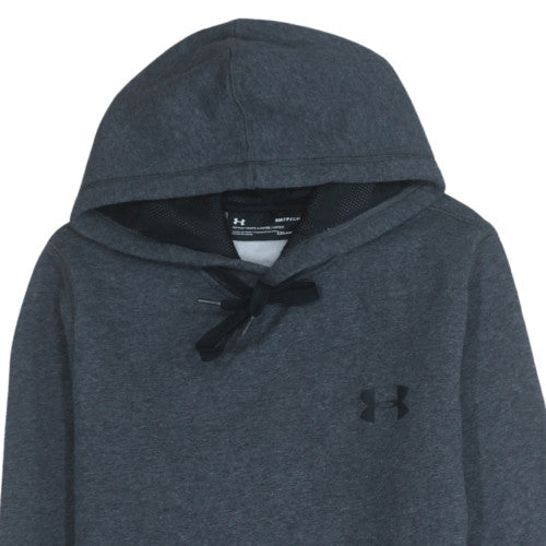 Under Armour Mens Grey Pullover Hoodie Size S Athletic Fit