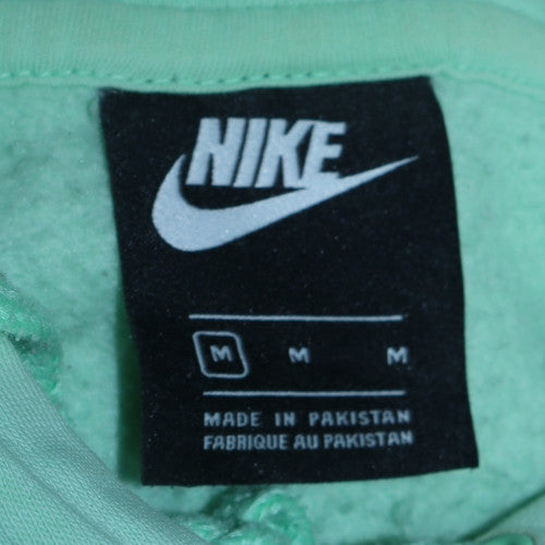 Nike Men's Green Pullover Hoodie M Regular Fit Fleece