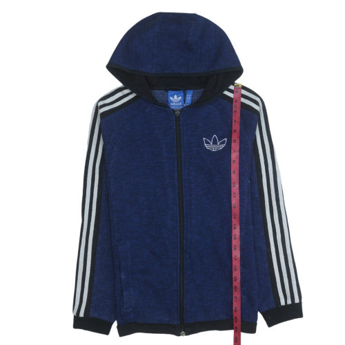 Adidas Men’s Blue Full Zip Hoodie Small Sports Jacket