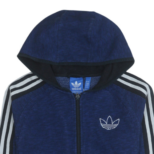 Adidas Men’s Blue Full Zip Hoodie Small Sports Jacket