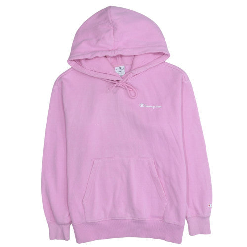 Champion Womens Pink Pullover Hoodie Small Cotton Blend Casual