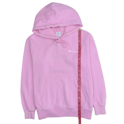 Champion Womens Pink Pullover Hoodie Small Cotton Blend Casual