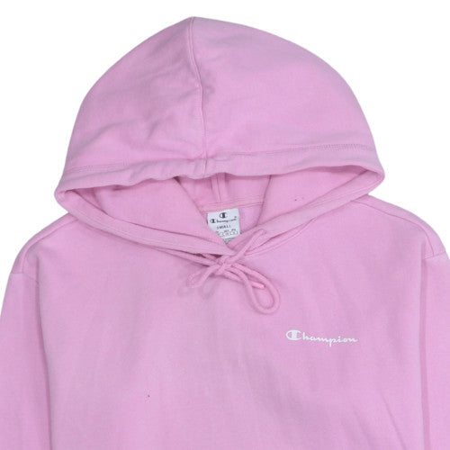 Champion Womens Pink Pullover Hoodie Small Cotton Blend Casual