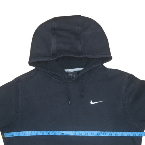 Nike Mens Black Large Pullover Hoodie Classic Fleece Sweatshirt