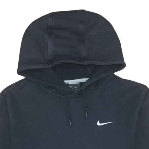 Nike Mens Black Large Pullover Hoodie Classic Fleece Sweatshirt