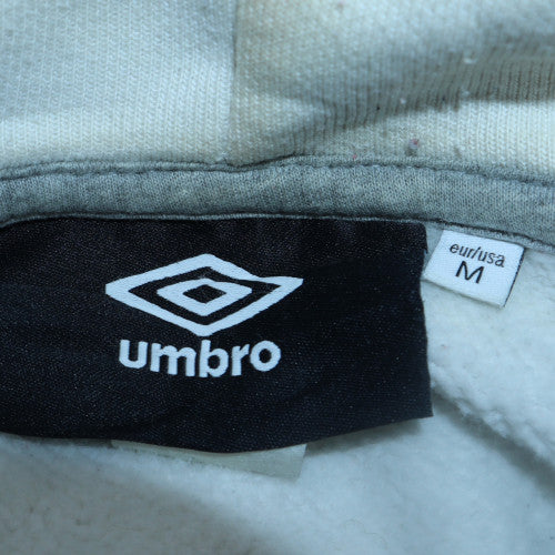 Umbro Men’s Beige White Grey Pullover Hoodie Size M