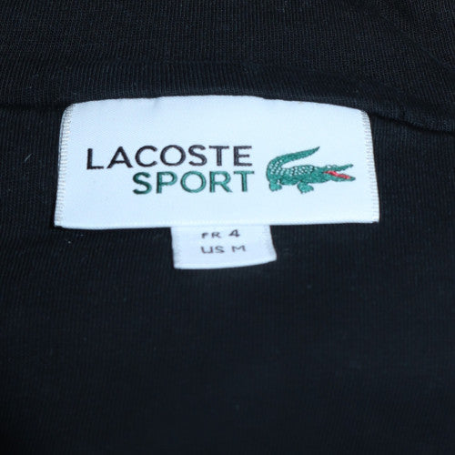 Lacoste Mens Black Full Zip Hoodie Size M Regular Fit