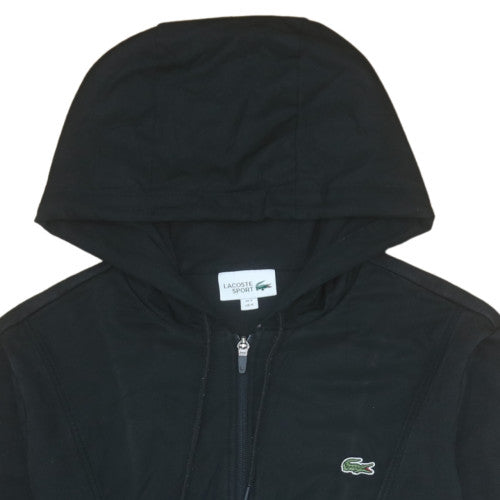 Lacoste Mens Black Full Zip Hoodie Size M Regular Fit