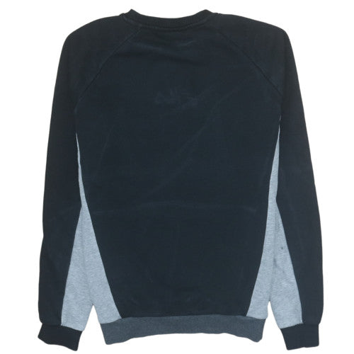 FILA Mens Black XS Pullover Sweatshirt Crew Neck Fleece Logo Sportswear