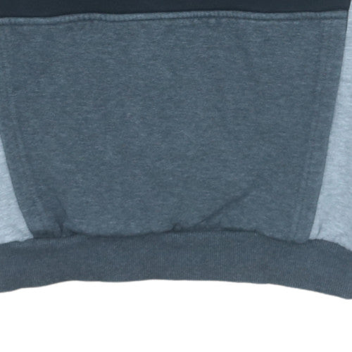 FILA Mens Black XS Pullover Sweatshirt Crew Neck Fleece Logo Sportswear