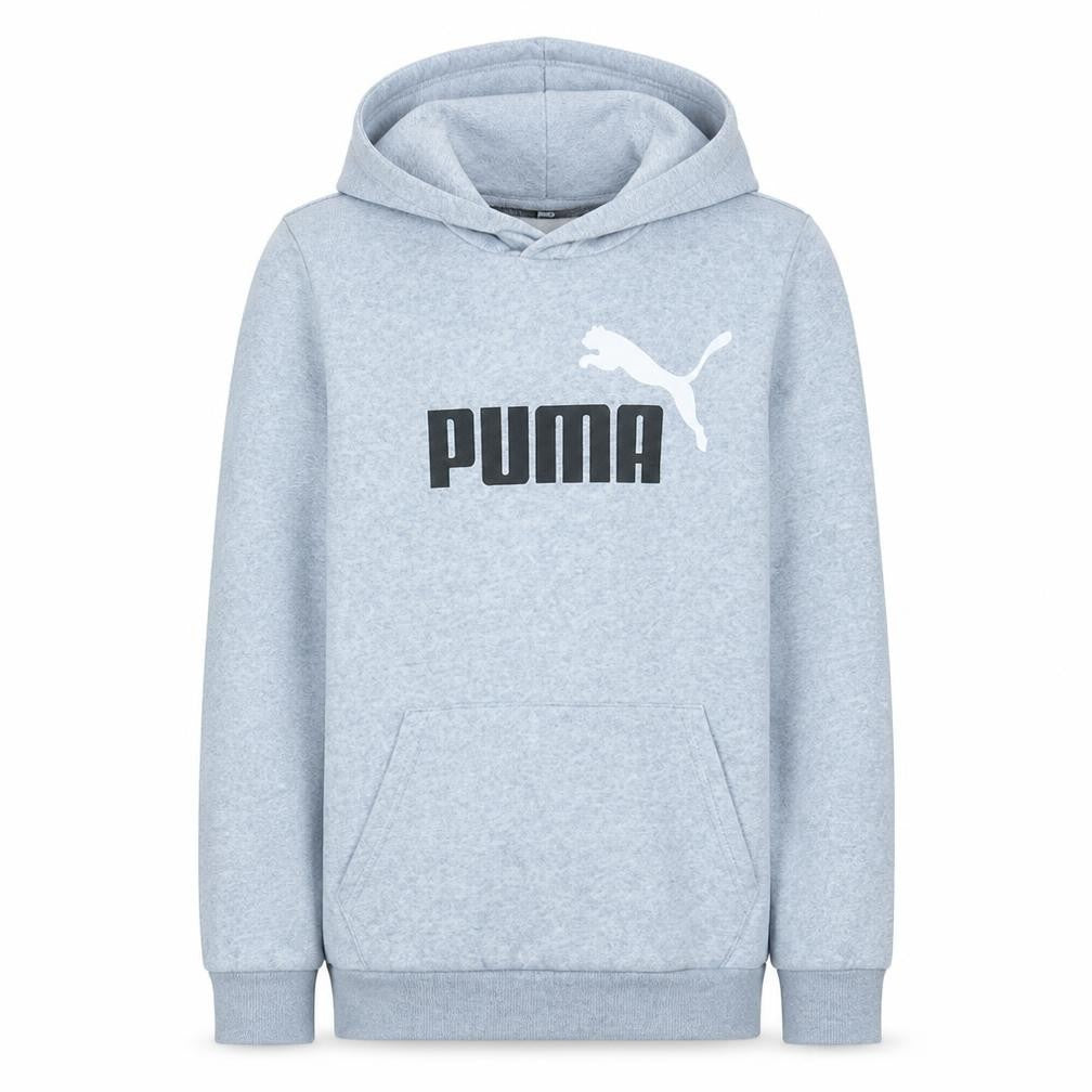Puma Men's Grey Pullover Hoodie Small Regular Fit Sports Fleece